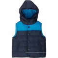 OEM winter padded hooded kids vest